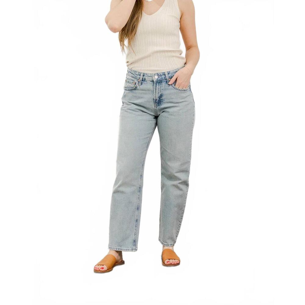 NEW MAVI savannah straight jean in light blue